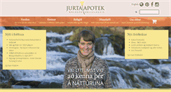 Desktop Screenshot of jurtaapotek.is