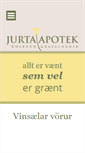 Mobile Screenshot of jurtaapotek.is